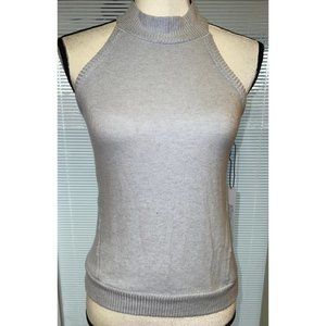 Red Haute Light Blue Sleeveless Sweater Tank -- NWT -- SMALL